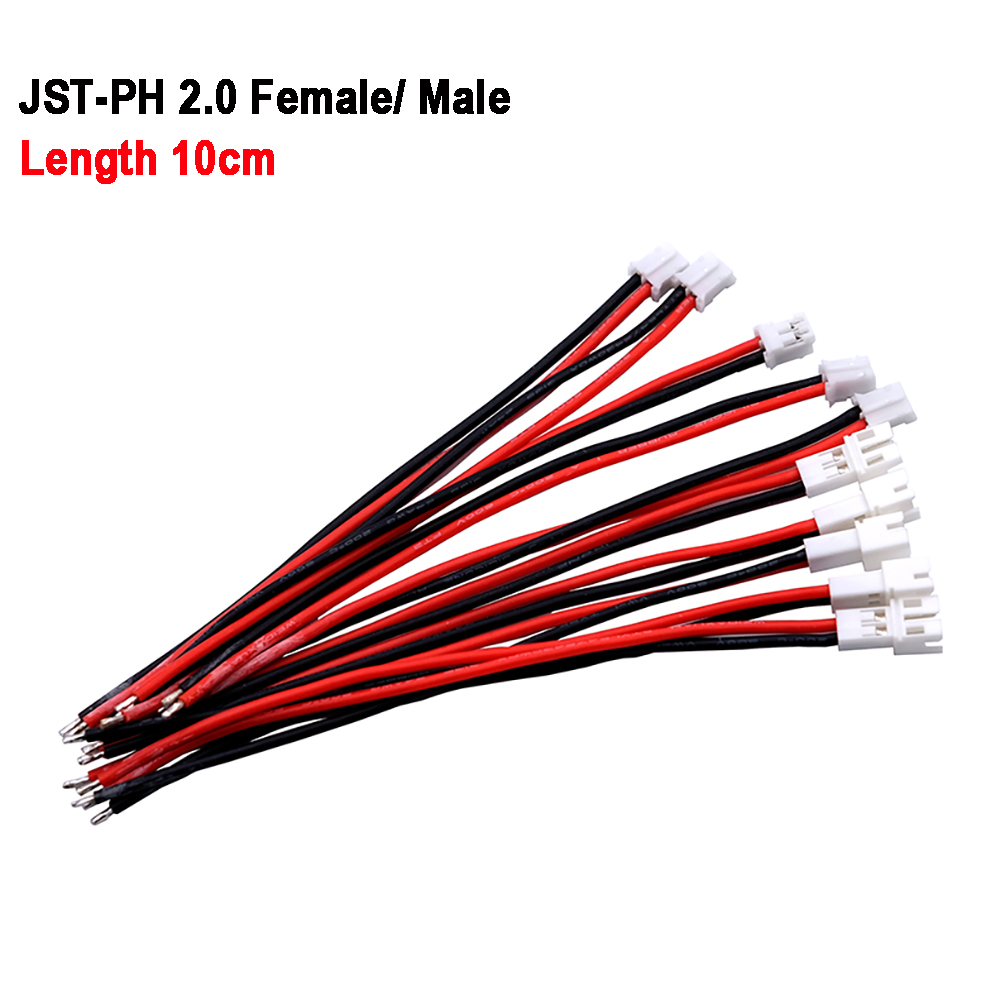 10cm 24AWG Tiny Whoop JST-PH 2 - Drone Kit Vtol 评论和价格